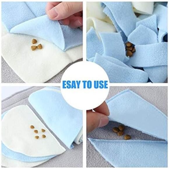 Snuffle Mat for Dogs, M Size 23.6" x 39.4" for Small/Medium Breed Dogs, Non-Slip - Picture 4 of 7